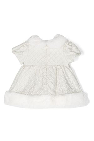 White quilted dress LA STUPENDERIA KIDS | CBAB58Q32.